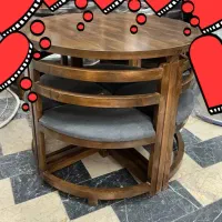 میز نهار خوری کم جا ۴نفره