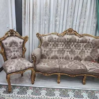 دو دست مبل 9 نفره و 10 نفره|مبلمان خانگی و میز عسلی|هشتگرد, هشتگرد قدیم|دیوار