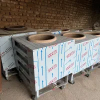 تنور گلی 80در 80 استیل ۴نان بابهترین گِل|اجاق گاز و لوازم برقی پختوپز|تهران, مظاهری|دیوار