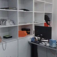 کتابخانه اداری/شرکتی MDF سفید