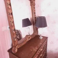 تخت خواب دو نفره چوب