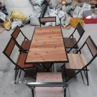 میز وصندلی پلاستیکی وچوبی پایه فلزی فست فودی|میز و صندلی غذاخوری|تهران, طیب|دیوار