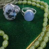 انگشتر شجر وعقیق یمنی