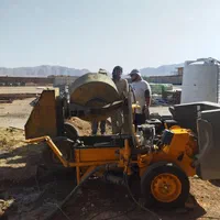 سیمان کاری با دستگاه شات بدون نصب داربست