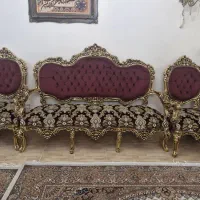 مبلمان ۹ نفره کلاسیک با پارچه ترک اصل|مبلمان خانگی و میز عسلی|تهران, شهرک آزادی|دیوار