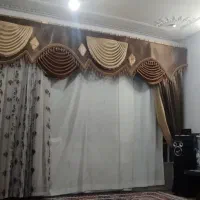 پرده پارچه ای در حد نو
