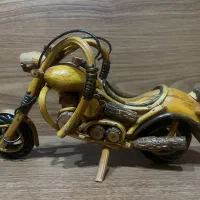 ماکت موتور و دوچرخه چوبی. جا عودی. گلدان کاکتوس