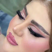 ارایشگاه.میکاپ شینیون.عروس .رنگ ولایت