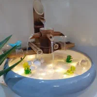 آبنمای رو میزی بصورت آماده یاساخت به سلیقه خودتان|صنایع دستی و سایر لوازم تزئینی|بومهن, |دیوار