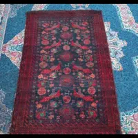 قالیچه دست باف پشمی قدیمی