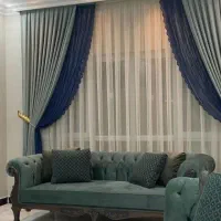 کارگاه پرده حریر|پرده، رانر، رومیزی|گنبد کاووس, |دیوار