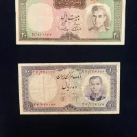 تعدادی اسکناس پهلوی با سریال پشت سر هم و تکی|کلکسیون سکه، تمبر، اسکناس|تهران, شادمان|دیوار