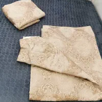 دو عدد والان پرده ژاگارد شیک مدل کتیبه ای