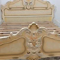 سرویس خواب دو نفره تمام چوب ،همراه خوش خواب رویا|تخت و سرویس خواب|شیروان (خراسان), |دیوار