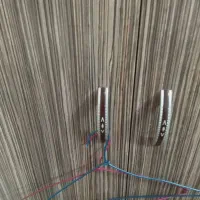 چوب لباسی فلزی با روکش پلاستیکی