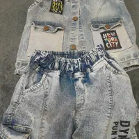 جلیقه شلوار لی