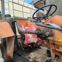 تراکتور با بیل و گاو آهن|خودرو سنگین|خوی, |دیوار