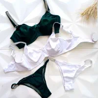 ست شورت سوتین لباس زیر نخ پنبه نگینی|لباس|اصفهان, شهرک کاوه|دیوار