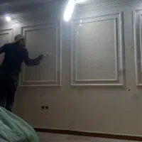 نقاشی ساختمان و کاغذ دیواری بازسازی کامل (پیروزی)|خدمات پیشه و مهارت|تهران, نیروی هوایی (پیروزی)|دیوار