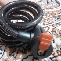 قفل کابلی دوچرخه نو|دوچرخه، اسکیت، اسکوتر|قرچک, مجتمع مسکونی طبیعت|دیوار