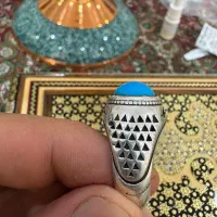 انگشتر فیروزه مصری سنگین|جواهرات|قزوین, |دیوار