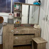 سرویس خواب ۲نفره تخت و میز آرایش تمام mdf