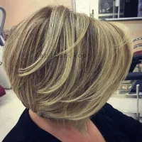 کوتاهی مو ژورنالی همراه با براشینگ