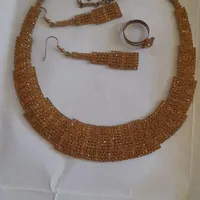 ست دستبند گوشواره گردنبند انگشتر