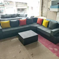 مبل هفت نفره ال دسته دوبل|مبلمان خانگی و میز عسلی|چهاردانگه (تهران), |دیوار