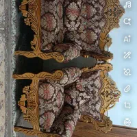 مبل سلطنتی7نفره|مبلمان خانگی و میز عسلی|میبد, |دیوار