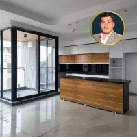 اینجا دانشجویی و یه واحد 168متری/ سه خواب دارم