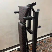 دستگاه بدنسازی 12کاره کامل + دمبل و هالتر (خانگی)|تجهیزات ورزشی|تهران, وحیدیه|دیوار