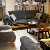 مبل تخت شو رنگ طوسی زرکالا- مدل 116