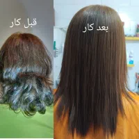 خدمات زیبایی میکاپ کراتین رنگ اکستیشن مو بافت مو|خدمات آرایشگری و زیبایی|کرمان, |دیوار
