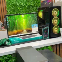 پکیج کامپیوتر کامل کیس،مانیتور،کیبورد،موس،اسپیکر