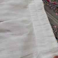 پرده  پذیرایی  با دو عدد والان و زیر پرده و کتیبه|پرده، رانر، رومیزی|آبیک, |دیوار