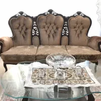 سرویس مبلمان  استیل مدل امریکایی|مبلمان خانگی و میز عسلی|کوهسار (البرز), |دیوار