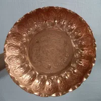 ظرف پایه دار مسی نو نو