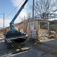 جرثقیل ۲تن سبد بالابر