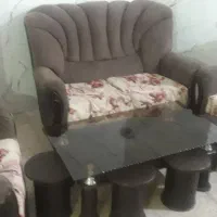 مبل راحتی مناسب خانه باغ و مغازه و میز جلو مبلی|مبلمان خانگی و میز عسلی|کرمانشاه, |دیوار