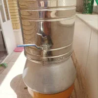 دیگ گلاب گیری دست ساز ورق ضخیم با سرد کن مسی