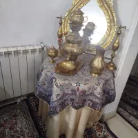 سماور ذغالی با سرویس کامل