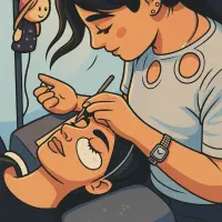 مدل جهت انجام خدمات مژه