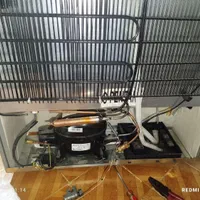 تعویض موتور یخچال سوخته شما بانصب و شارژ گاز|یخچال و فریزر|یزد, |دیوار