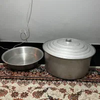 دیگ رویی قابلمه روحی قطر ۷۵ تابه قطر۶۵