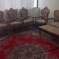 مبل۹نفره تمیز درحدنو|مبلمان خانگی و میز عسلی|ماهدشت, |دیوار
