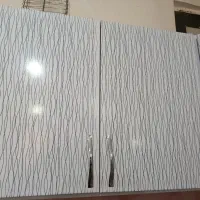 کابینت فلزی همراه با هود|آب‌چکان و نظم‌دهنده ظروف|سبزوار, زینبیه|دیوار