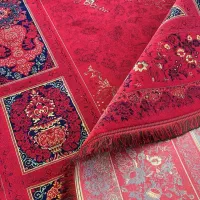 فرش1200شانه گل ابریشم وطلاکوب اصلی|فرش|کاشان, راوند|دیوار