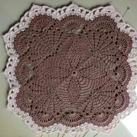 رومیزی دستبافت مربع