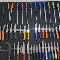 فروش انواع چاقو کارد مصقل سنگ ساطور و تیزکاری|ظروف پختوپز|تهران, خاک سفید|دیوار